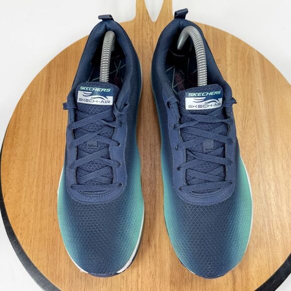 Skechers Skech-Air Element Lace Up Sneakers Ombre Blue Green Womens 10 SN12640 - Picture 4 of 11